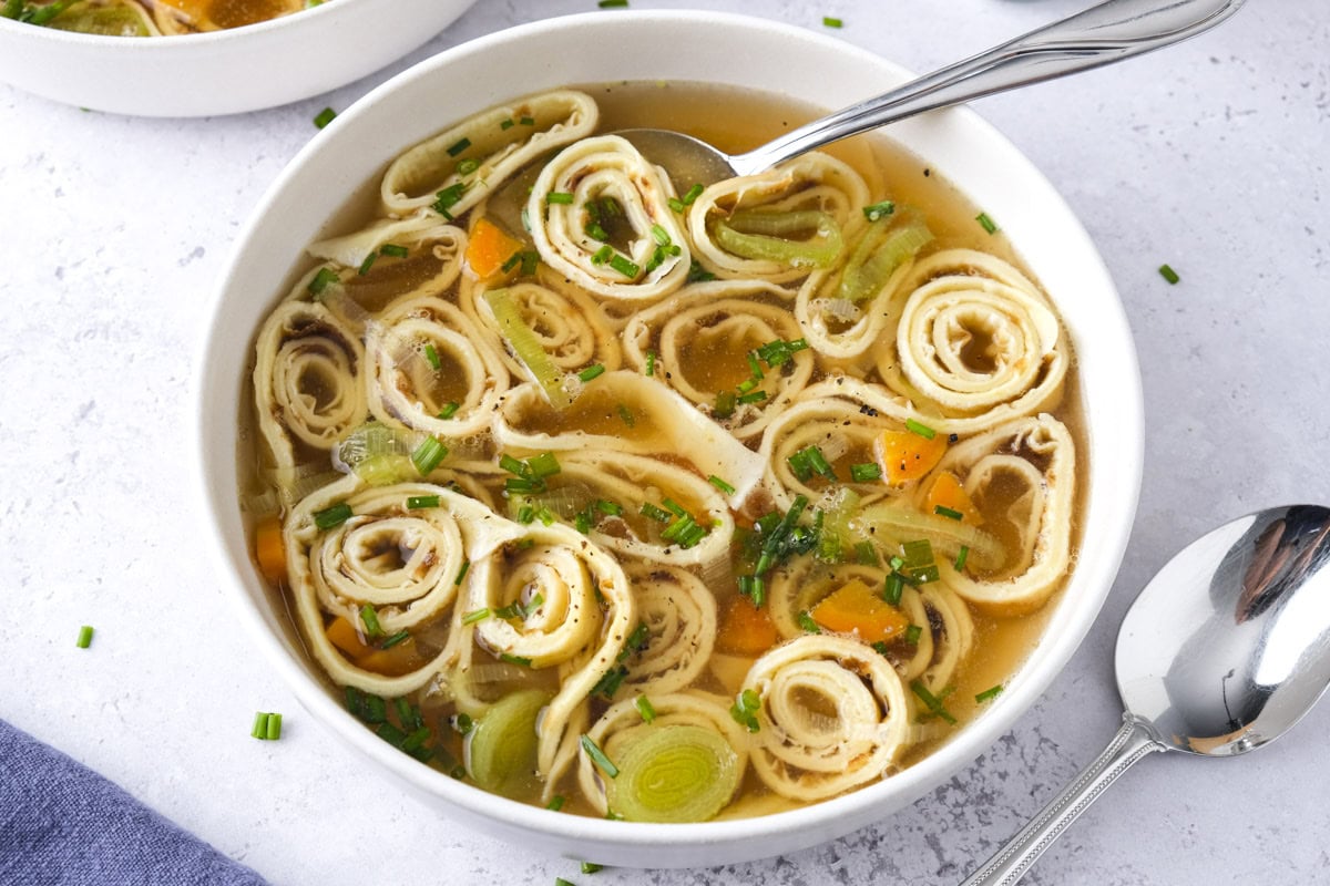 Fl dlesuppe German Pancake Soup Recipes From Europe Fl dlesuppe German Pancake Soup Recipes From Europe